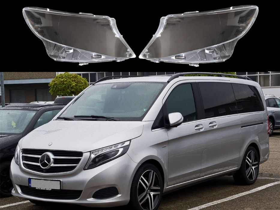 Комплект Стъкла за фарове на Mercedes Vito W447 / Мерцедес Вито