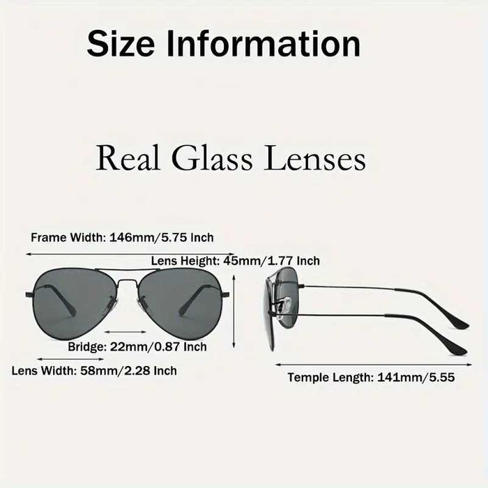 Черни Очила Стил Авиатор