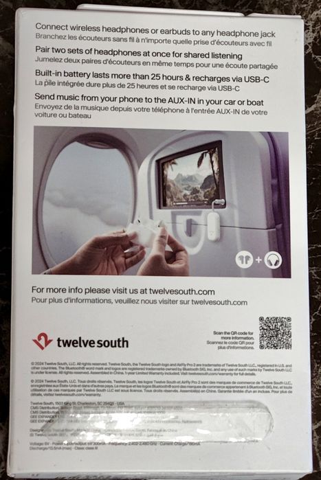 Bluetooth предавател Twelve South AirFly Pro 2