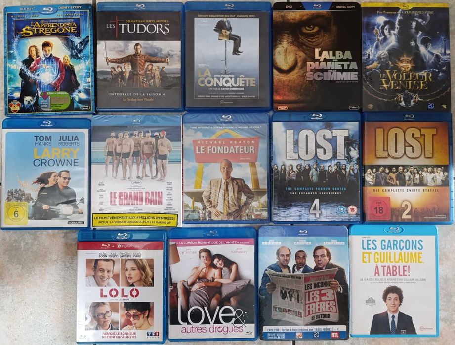 pachete Discuri originale BluRay, toate genurile (cu/fara romana)