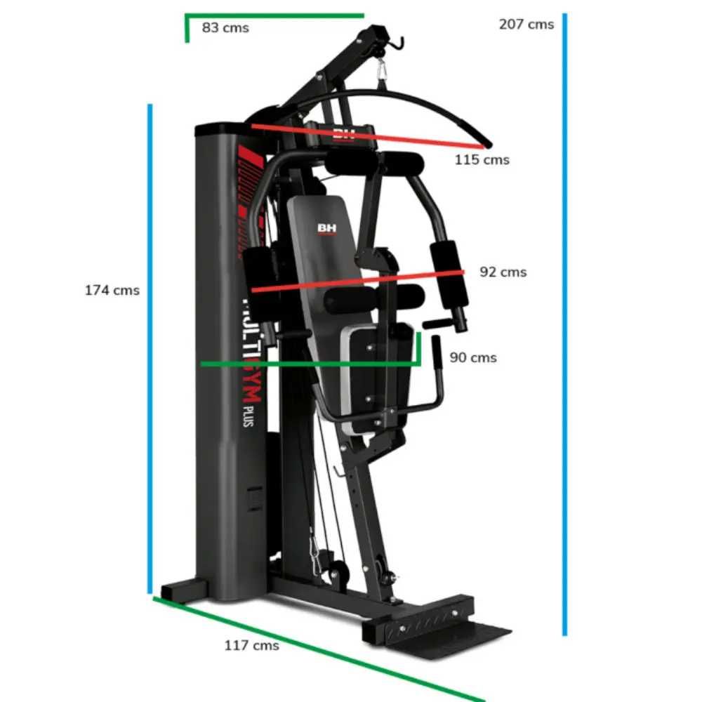 ПРОМО! Комбиниран Уред – Гладиатор BH Fitness G112B, Фитнес Уреди