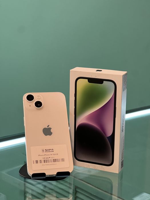 Айфон 14 белый 80%