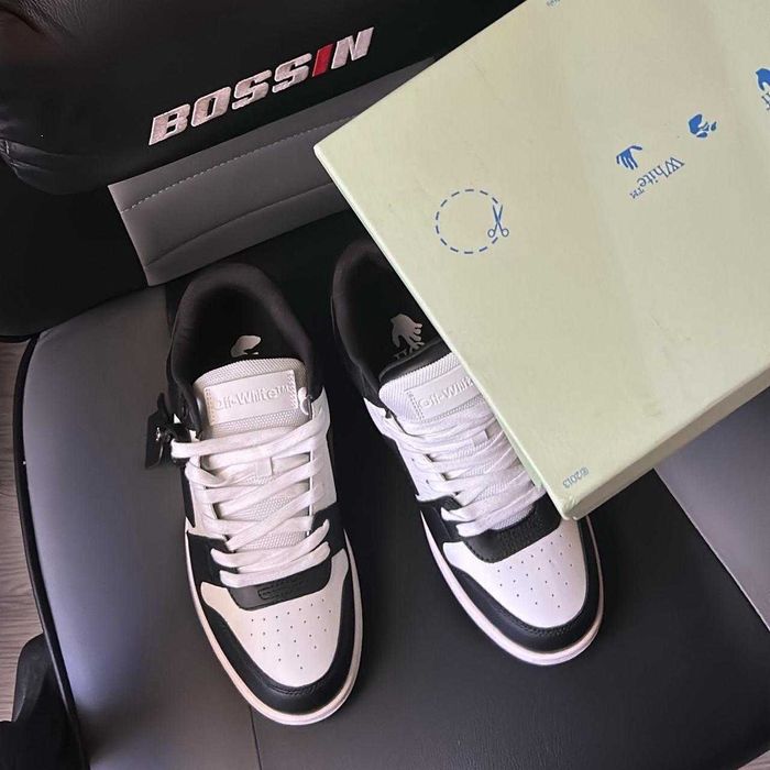 % 5LEI LIVRARE % OFF-White Out Of Office Black White Editie Limitata