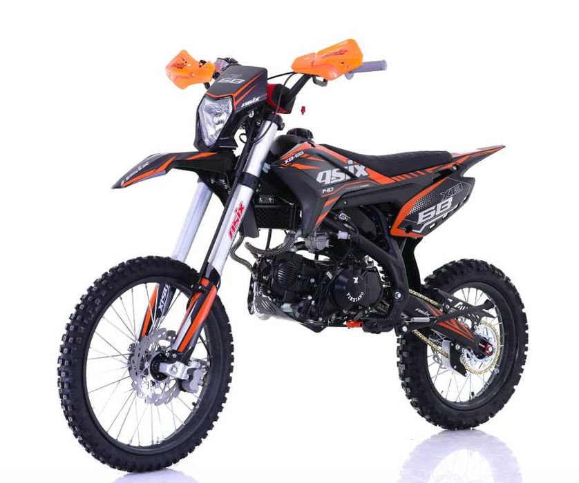 Motocicleta Enduro/Cross Asix XB68, 140cc, 4T,19"/16 negru/portocaliu