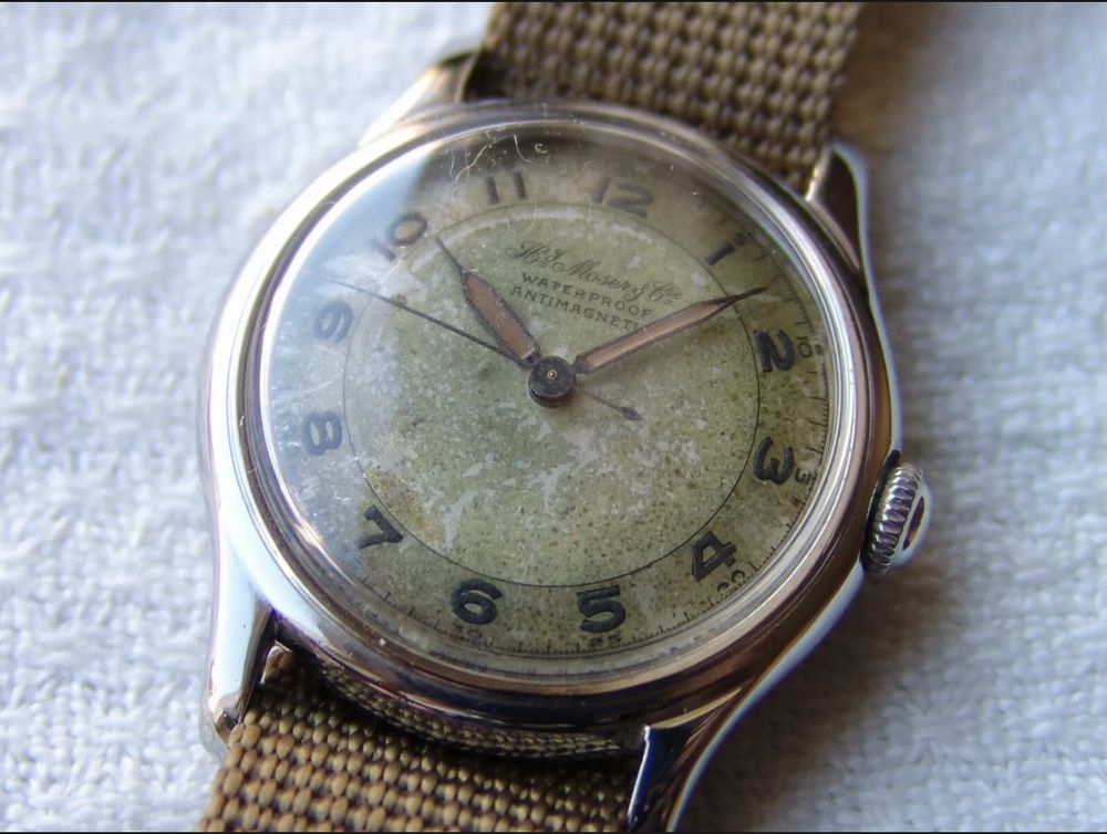 Ceas mecanic militar HY. Moser&Cie