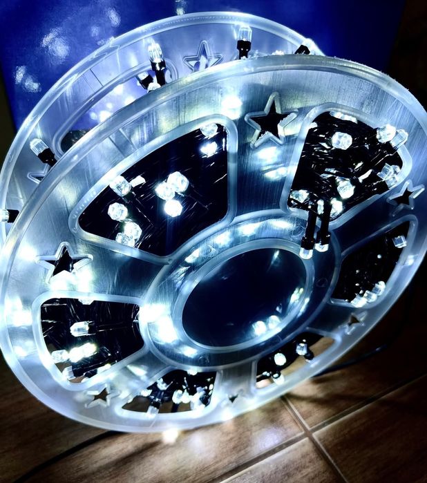 100МЕТРА Коледни LED Лампи Кристален Диод