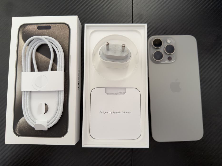 Vand iPhone 15 pro max Titanium 256gb Excelent! 91% bat. vezi detalii