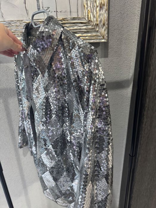 Блестяща риза с пайети Replica-moda