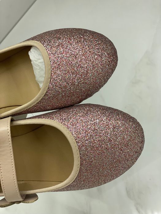 Официални обувки пантофки брокат 32 номер