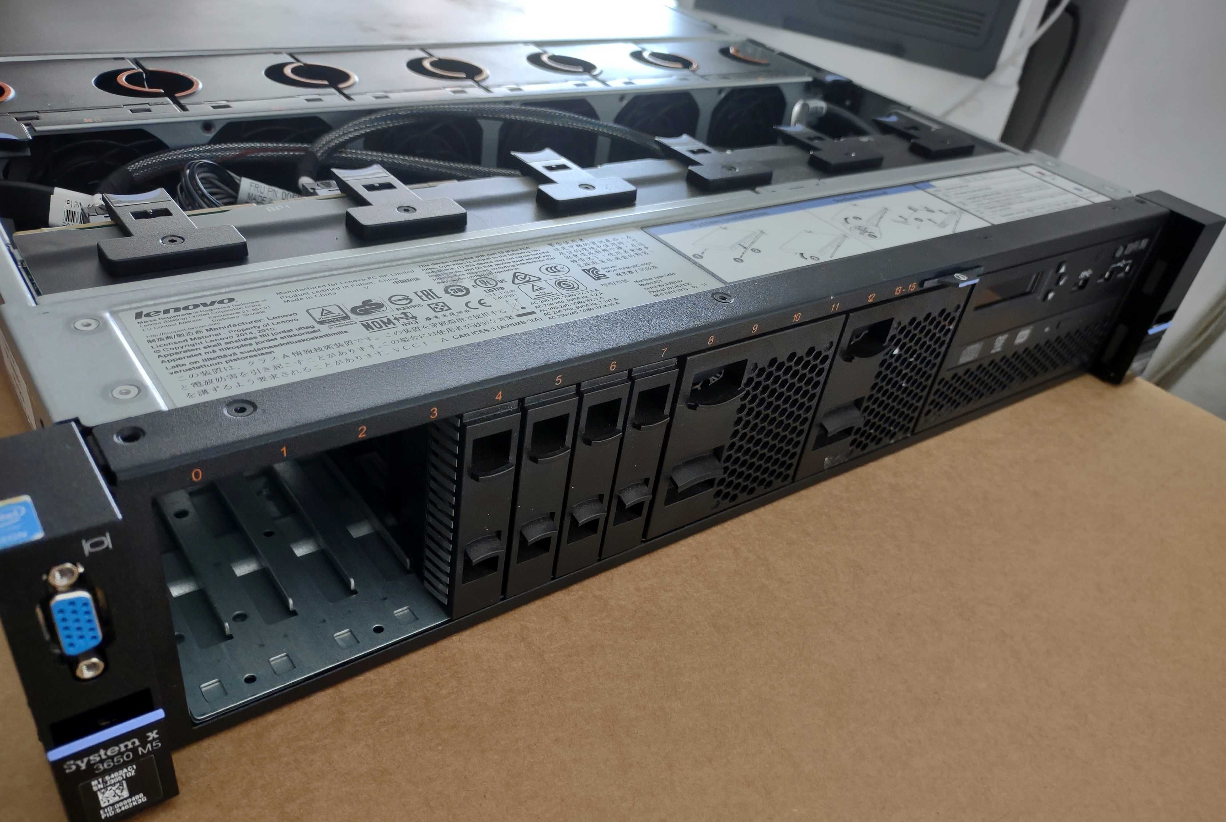 IBM X3650 M5 2*Xeon Е5-2680v3 12C 2.5-3.5GHz 32GB RAID M5210/2GB 5462