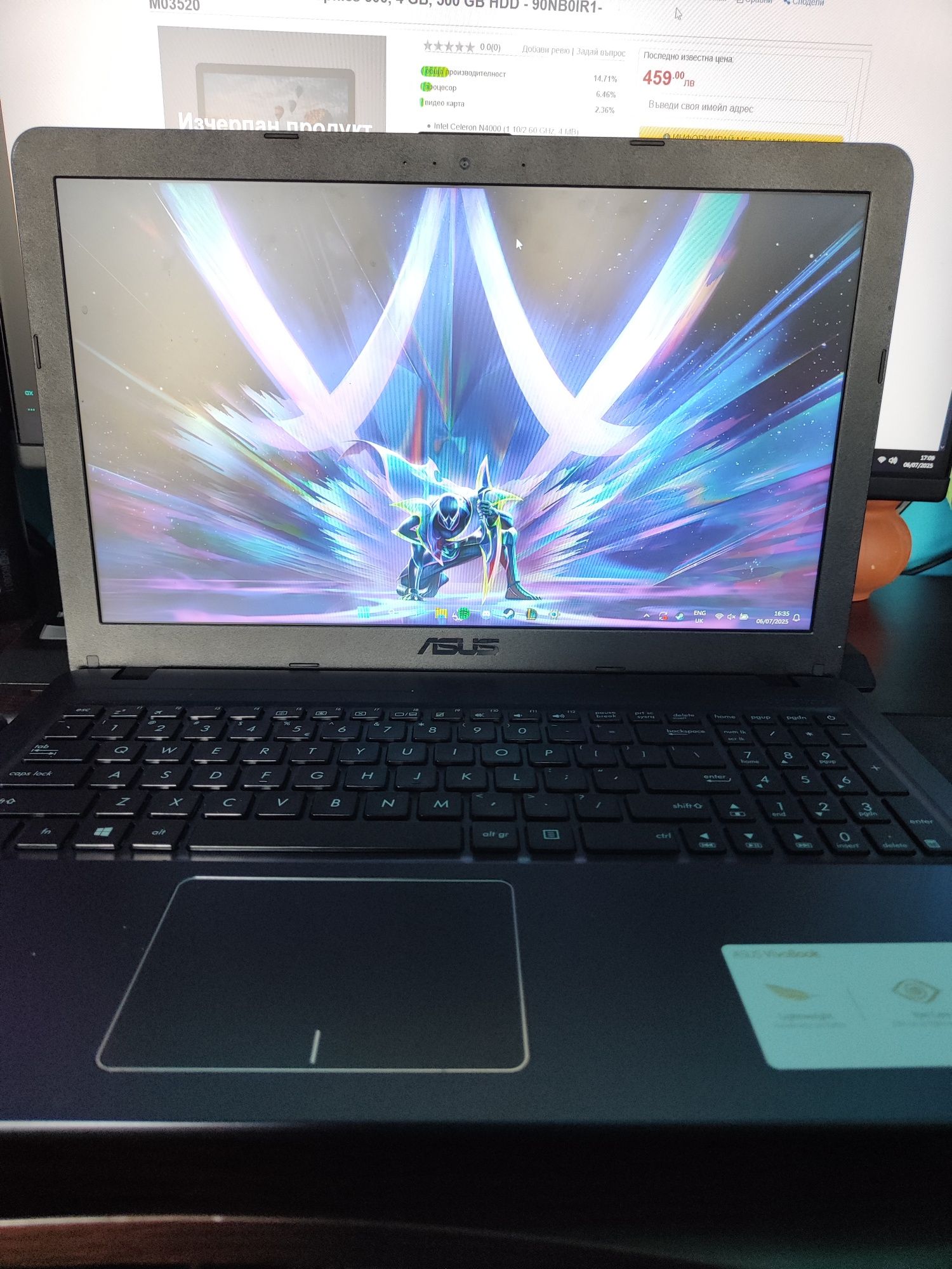Лаптоп Asus Vivobook14 + мишка Razer
