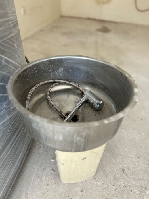 Алуминиева мивка с батерия