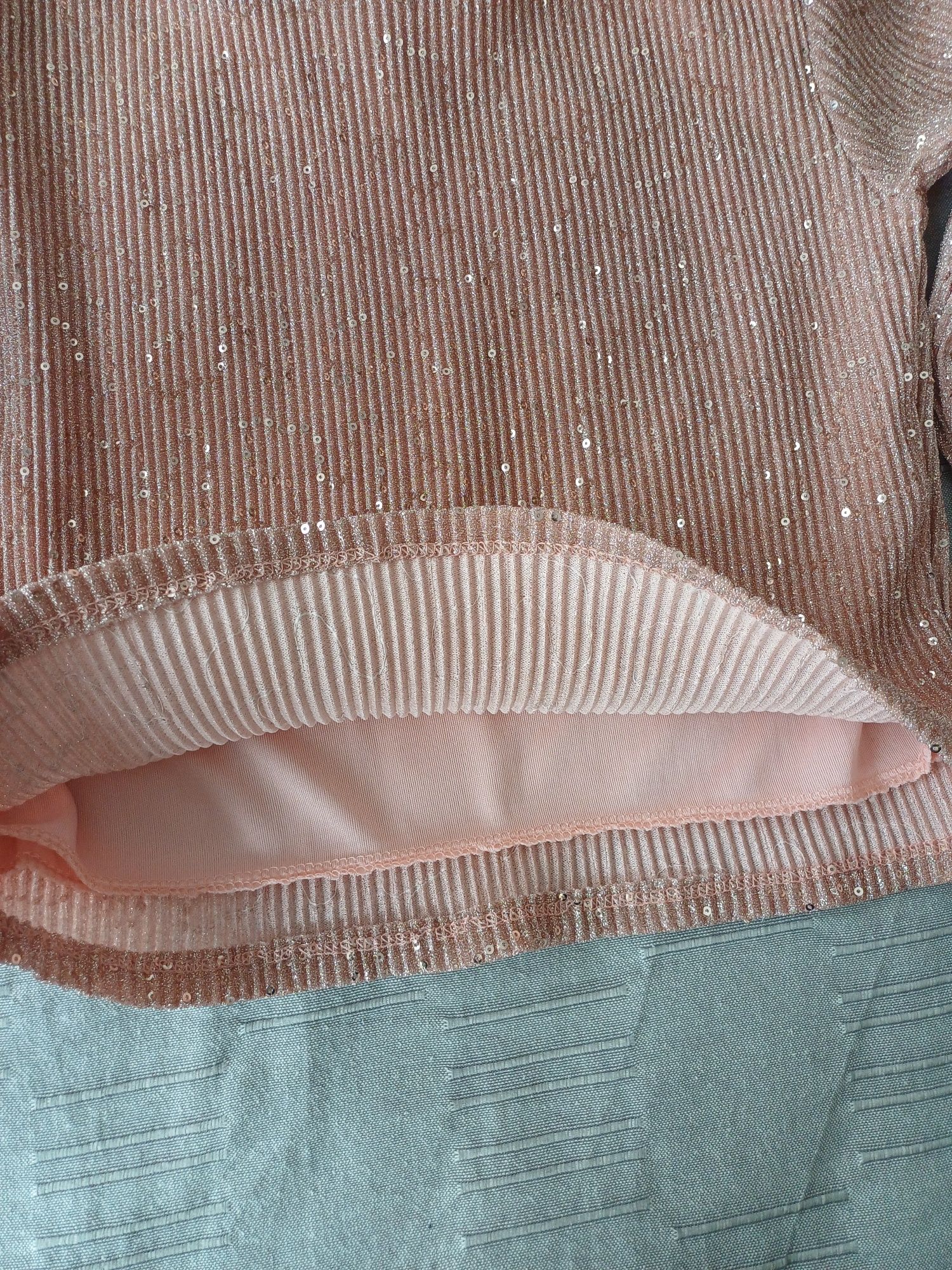 Розова блуза с пайети