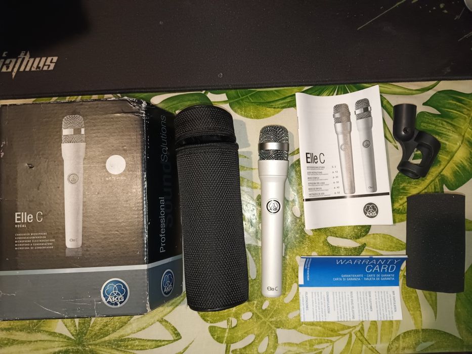 Раритетный AKG Elle C микрофон конденсаторный винтажный