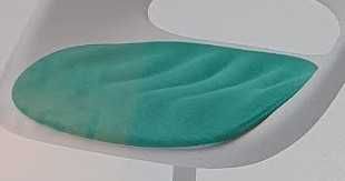 Scaun IKEA VALFRED / SIBBEN cu pernuta turcoaz