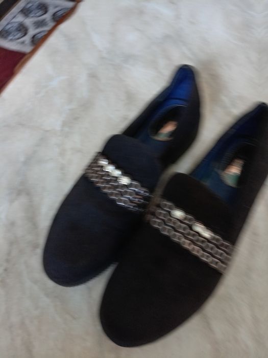 Женские туфли замшивые