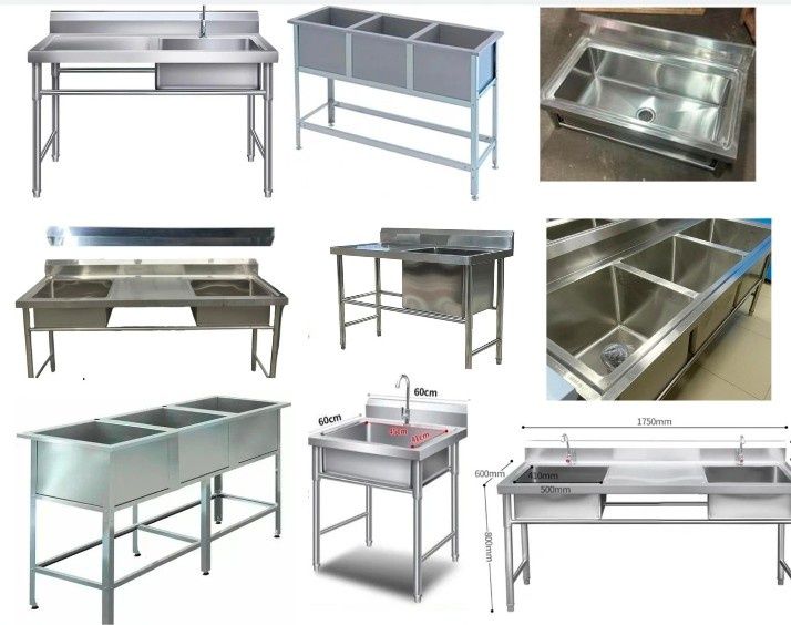 Мойка Нержавеющая Для Кухни Из Нержавейки Раковина Супница Мармит ЖМИИ