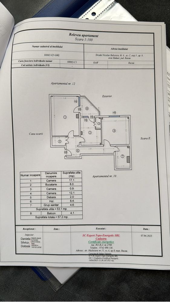 Apartament central 2 camere decomandat , str. Nicolae balcescu