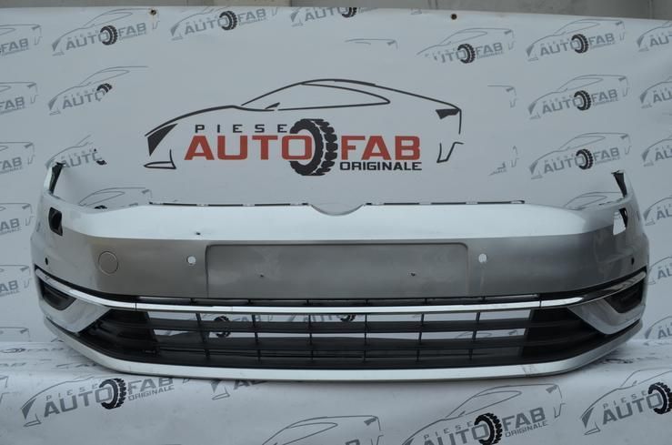 Bara fata Volkswagen Golf 7 Facelift an 2017-2019 cu gauri pentru parktronic si spalatoare faruri