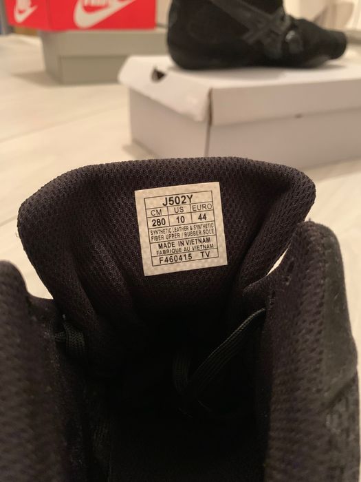 Asics борцовки (черные)