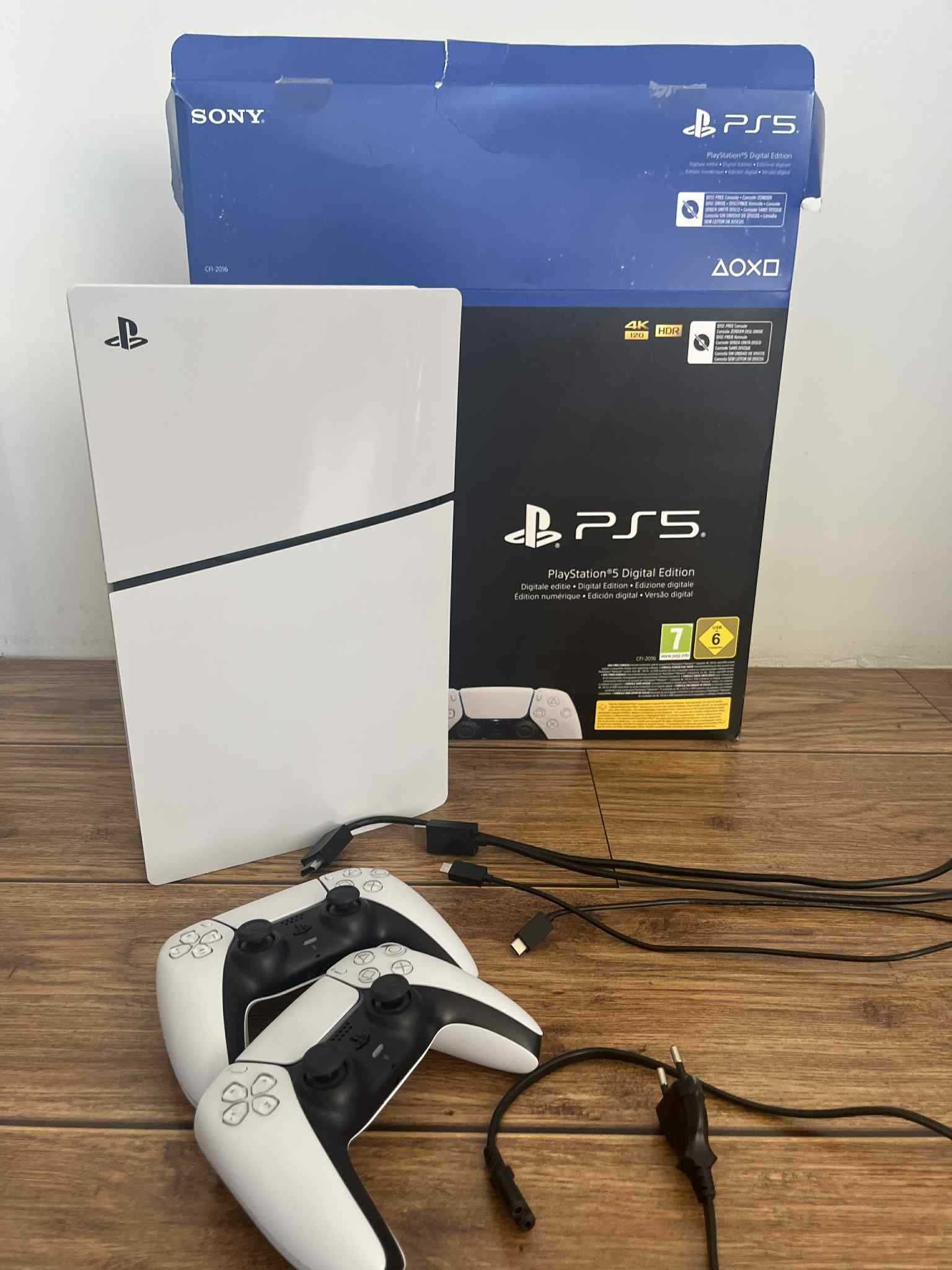Конзола PlayStation 5 Digital Edition (PS5) Slim, 1TB SSD