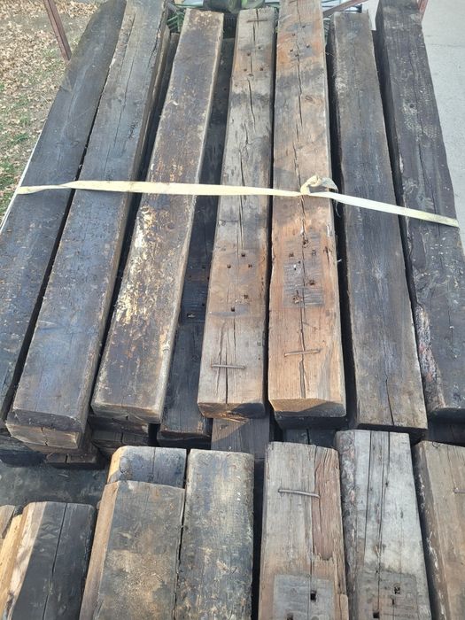 Продам деревяные шпалы. Стрелочные бруски