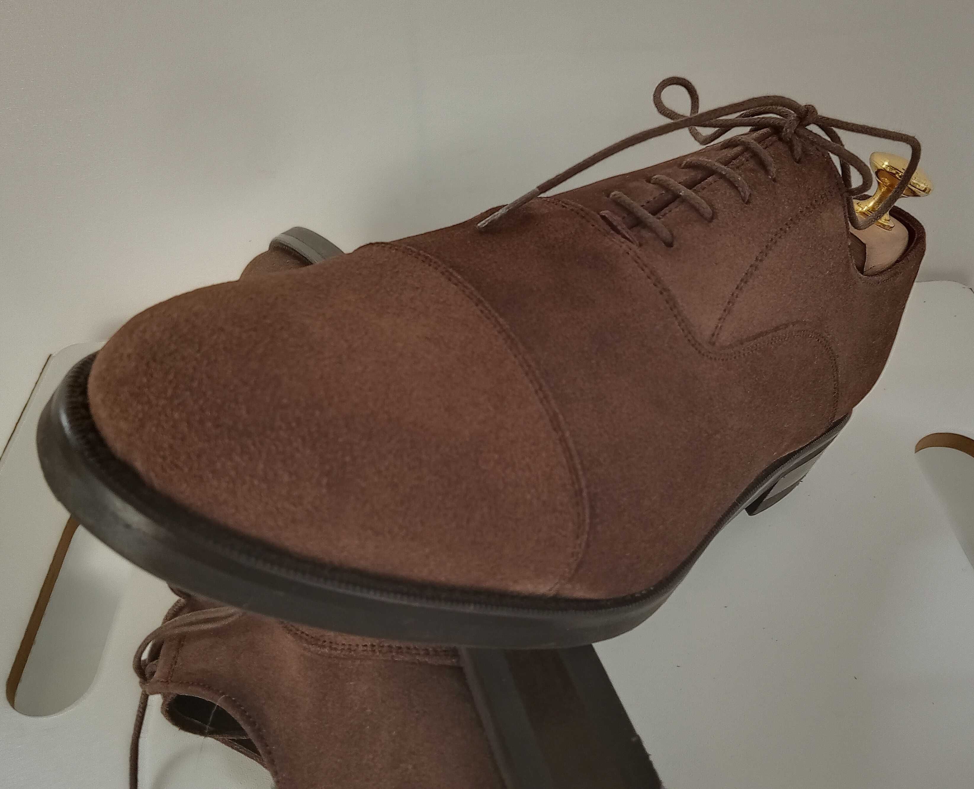 Pantofi oxford 44 lucrati manual Scalpers NOU piele naturala moale
