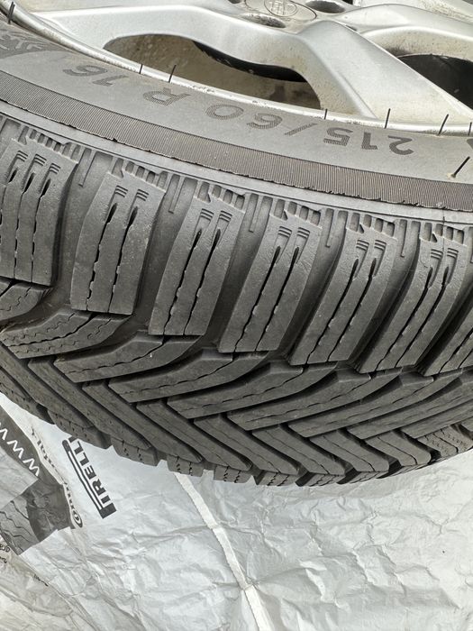 Зимни гуми с джанти за Субару Subaru michelin alpin мишелин 215 60 16