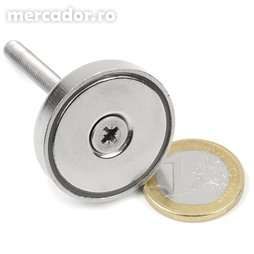 Magnet Neodim tip oala cu forta de prindere 30 Kg si D:32 mm la contac