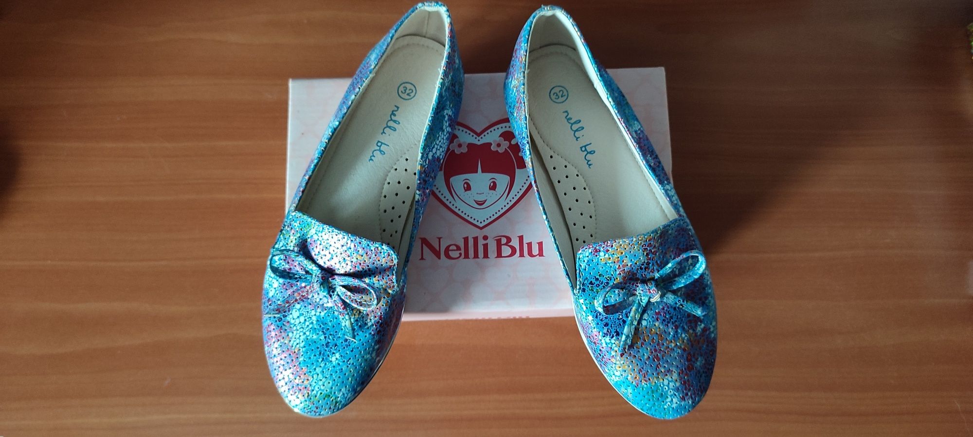 Pantofi Nelli Blue mărime 32