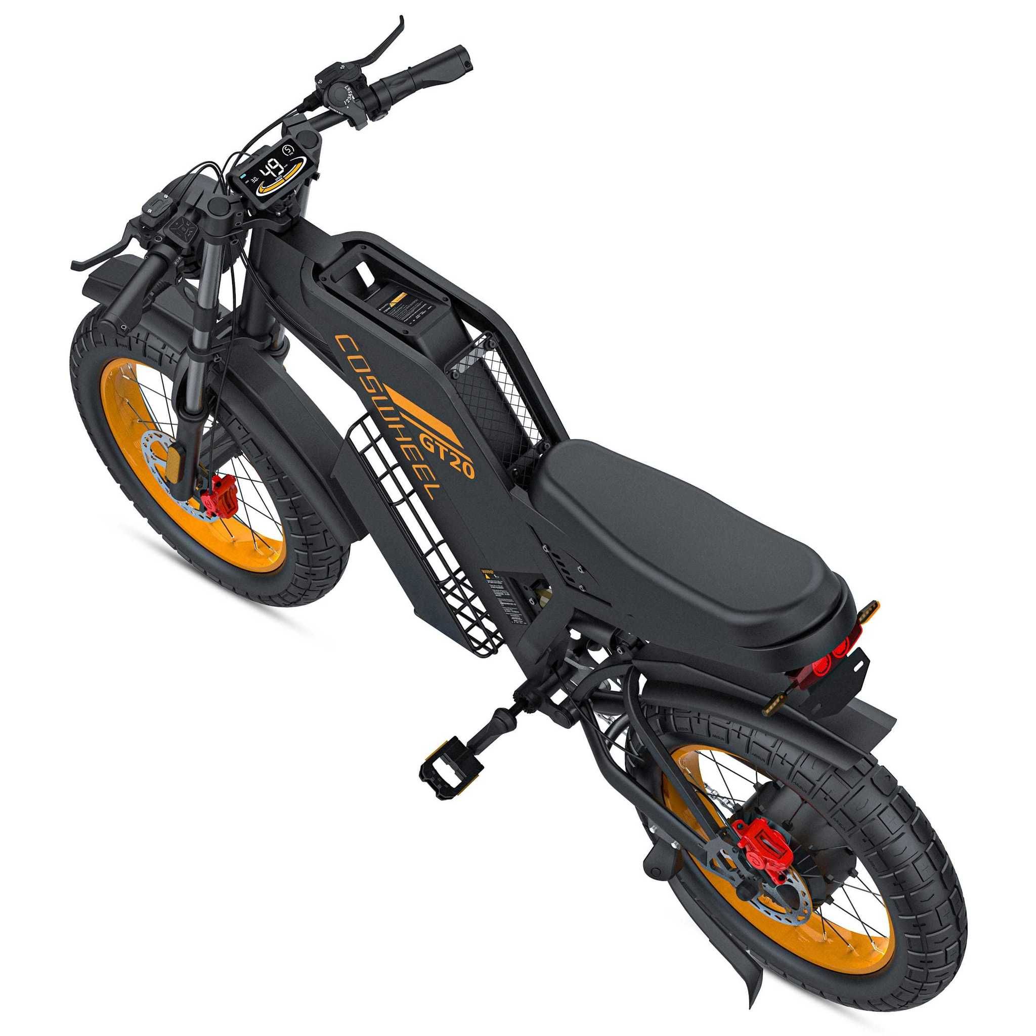 Coswheel GT20 PRO – Електрически Фетбайк с Два Мотора | 3000W | 40Ah