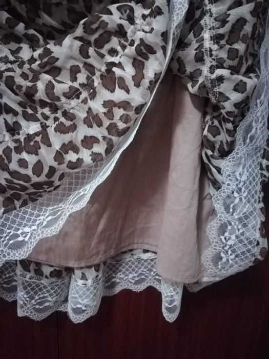 Fusta si curea Blind Date, marimea 38, animal print