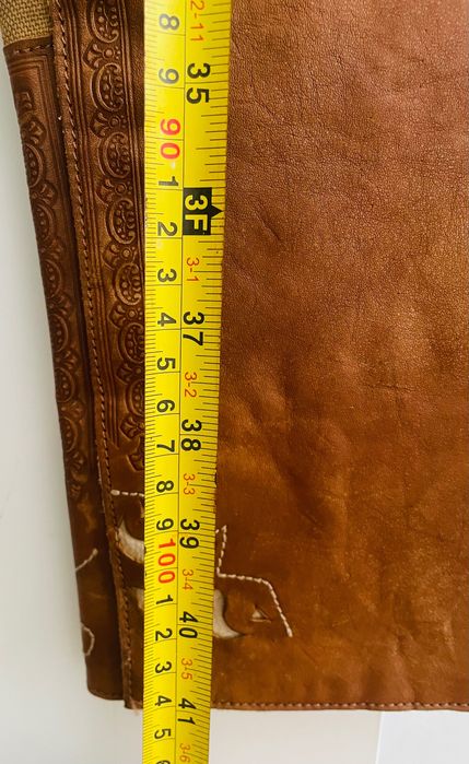 Pantaloni cu inserții piele naturala Ralph Lauren