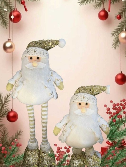 Новогоднии игрушки декоративные с телескопическими ножками