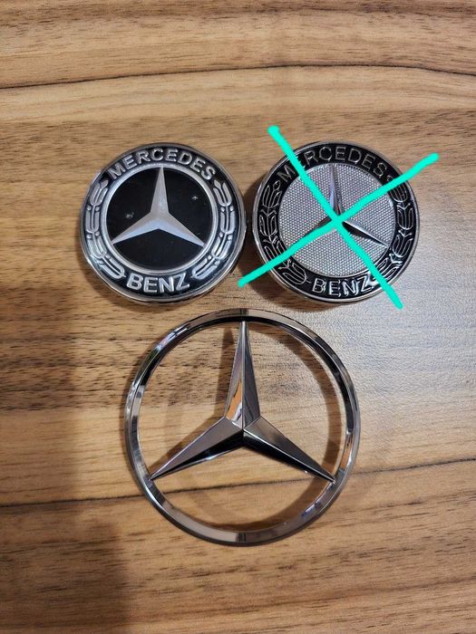Емблема предна и задна оригинална за Мерцедес W204
