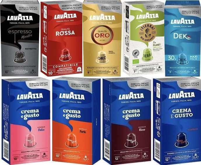 Кафе LAVAZZA nespresso 10бр TIERRA Bio -Organic внос ИТАЛИЯ