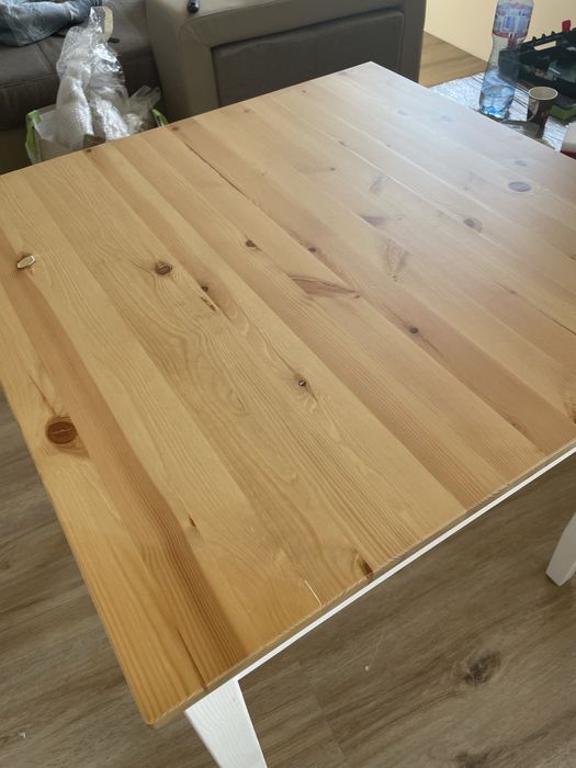 Маса Lerhamn със 4 стола ИКЕА
