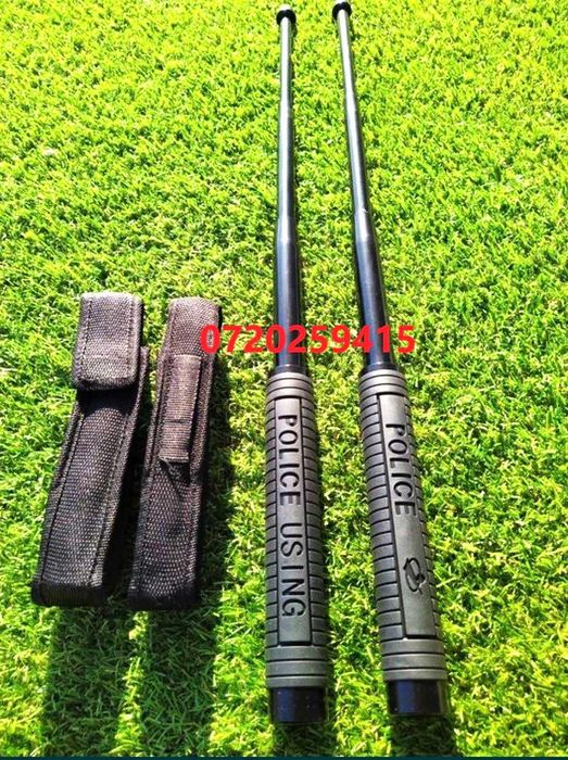 Baston Police, Telescopic cu Husa Lungime 65cm, 4 Segmente