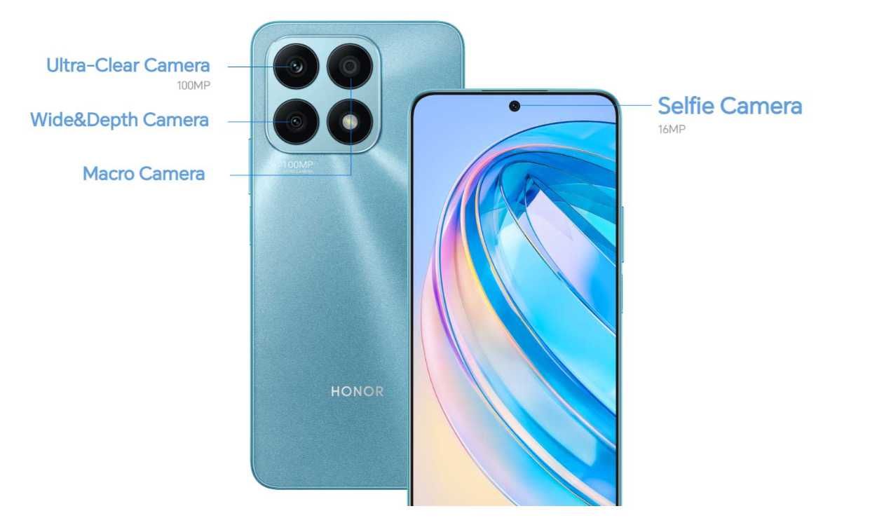 Vand Tel HONOR X8A,128GB,6GB RAM,Dual SIM,Culoare Cyan.Are Android 14.