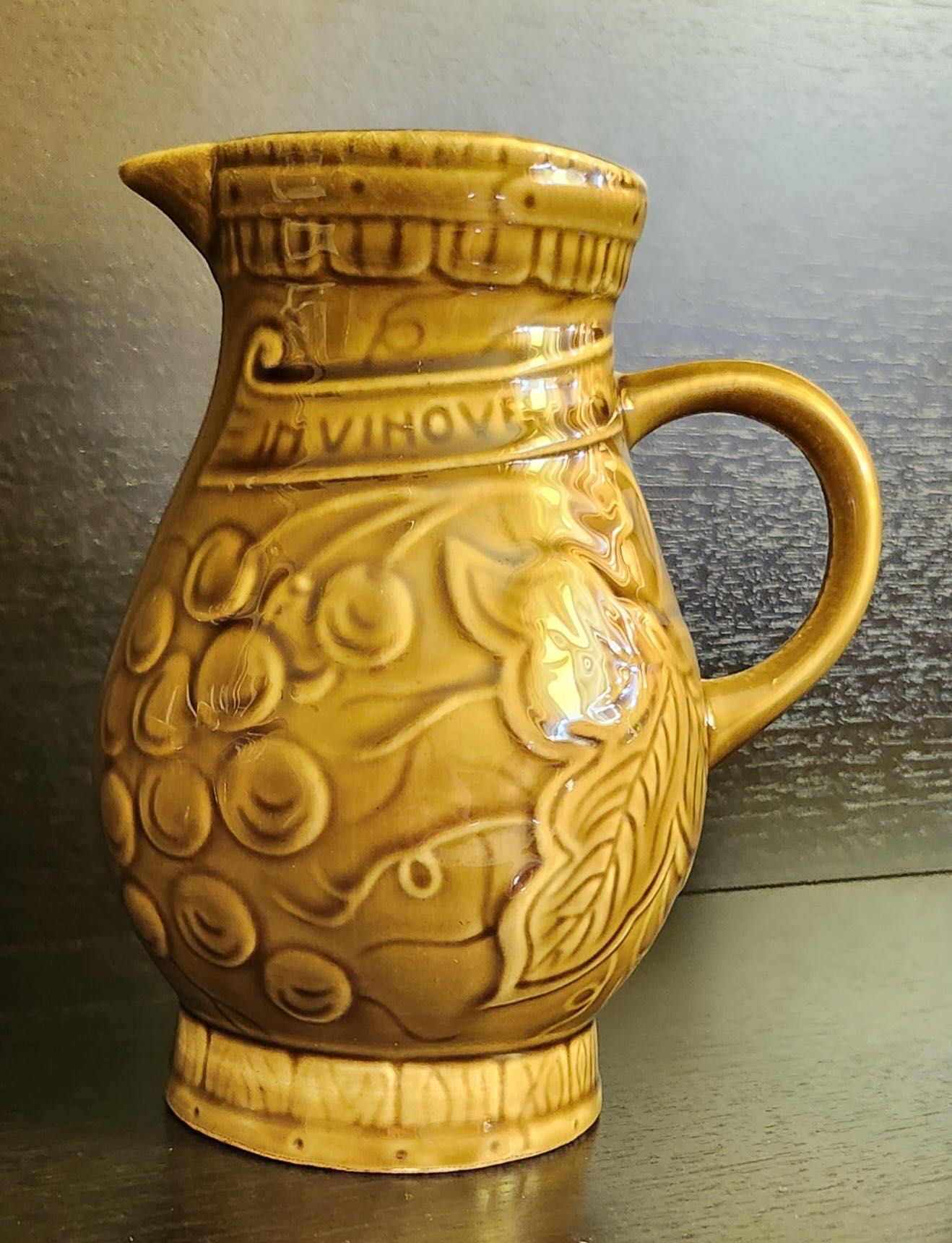 Ceramică de lux Sarreguemines, Franța - serviciu de vin cu carafă