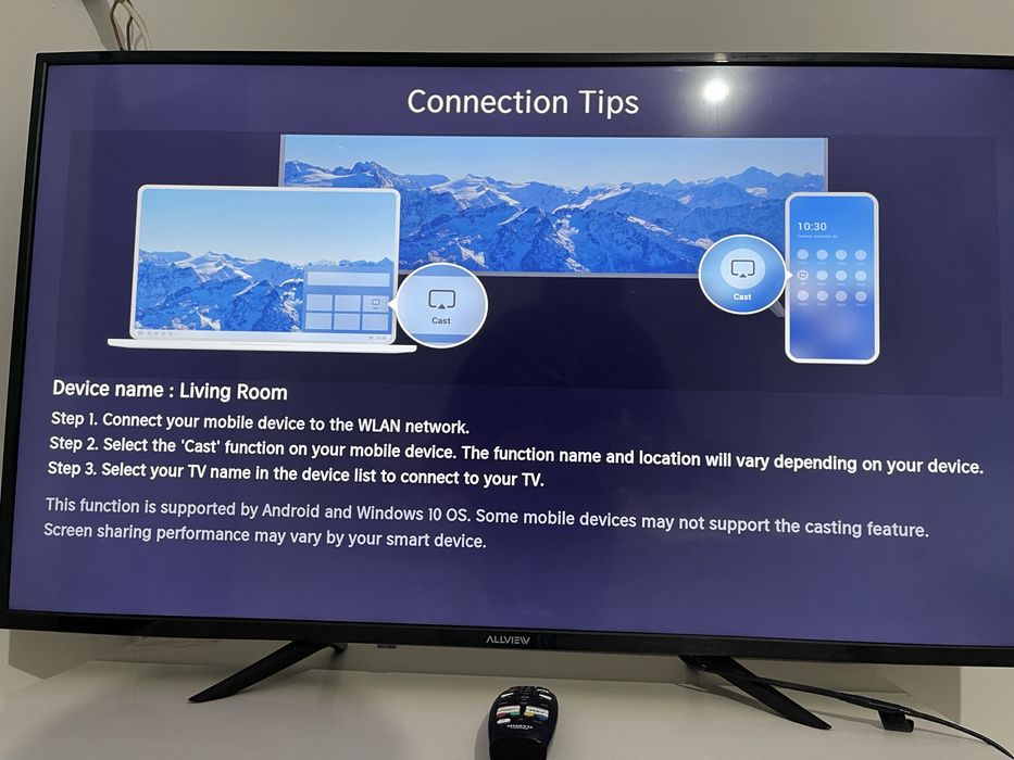 Vand Tv smart Allview 4k UHD 110cm