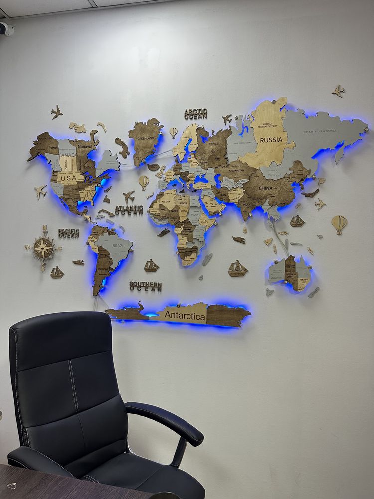 3D ЭКО Карты Мира