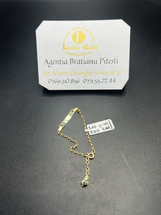 Bratara aur 14k 1.00 gr lungime 11 cm cod 21614