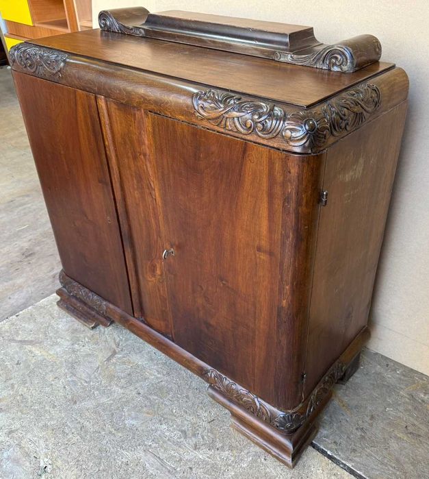 Comoda Vintage din Lemn Masiv Stil Artdeco; Bufet vintage; Dulap