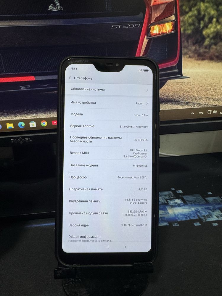 Redmi 6 pro sotiladi 64gb sostoyaniyasi normalni