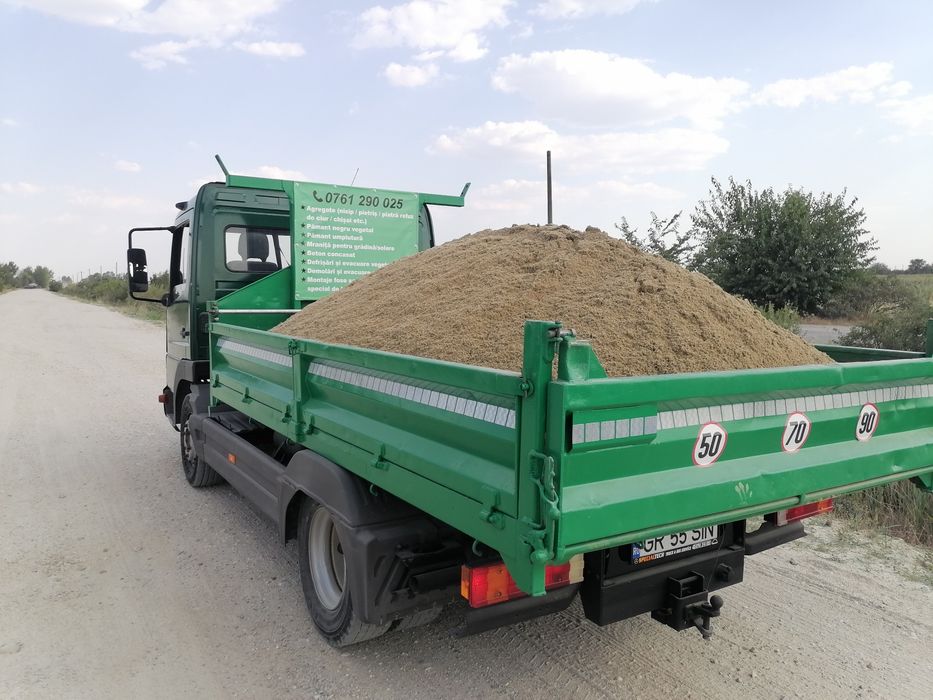 Prestări servicii (nisip pietriș pământ vegetal defrișări, demolări)