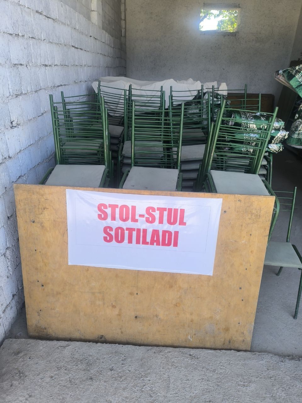 Tayor biznes sotiladi. Stol stul prokat.