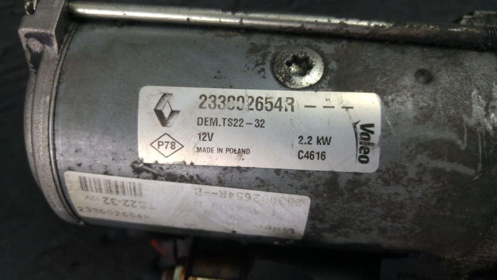 electromotor 2.0 dci m9r renault megane 3 master 3 opel movano   233002654 233002654r