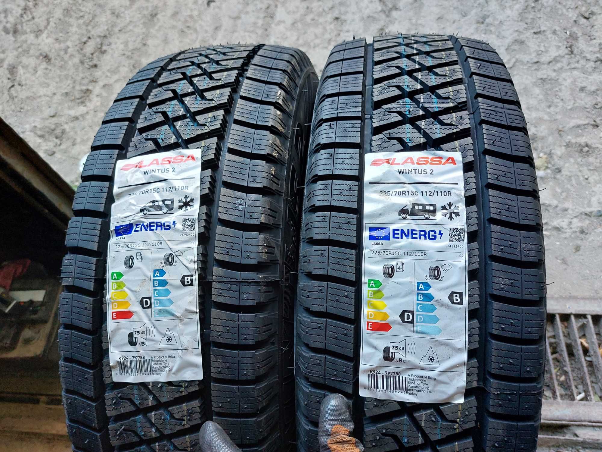 2БР. нови ЗИМНИ Lassa 225 70 15 DOT