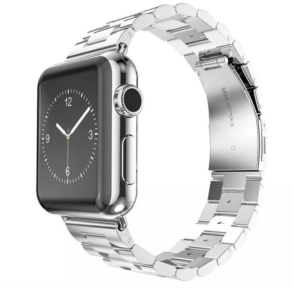 Curea Bratara Metalica Prindere cu Clips Compatibila Ceas Apple Watch